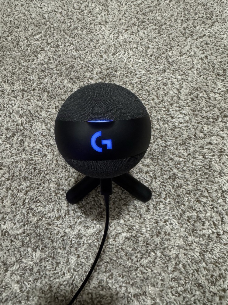 Logitech Yeti Orb Wired-USB Freestanding Desktop Microphone Black