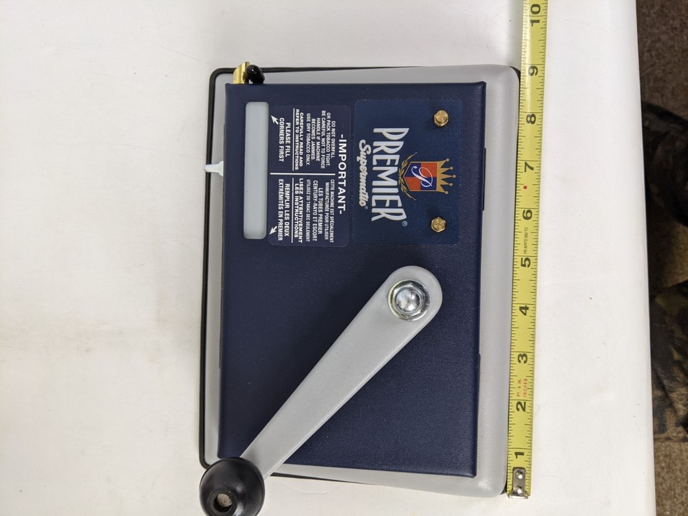 PREMIER Supermatic Cigarette Injector Machine Makes 100mm Regular & King