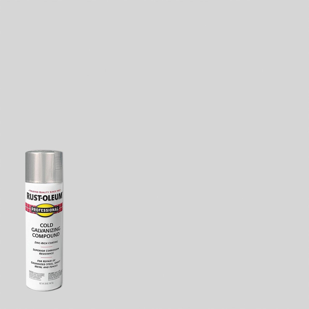 7585838 Professional Cold Galvanizing Compound Spray Paint, 20 Oz, Gr