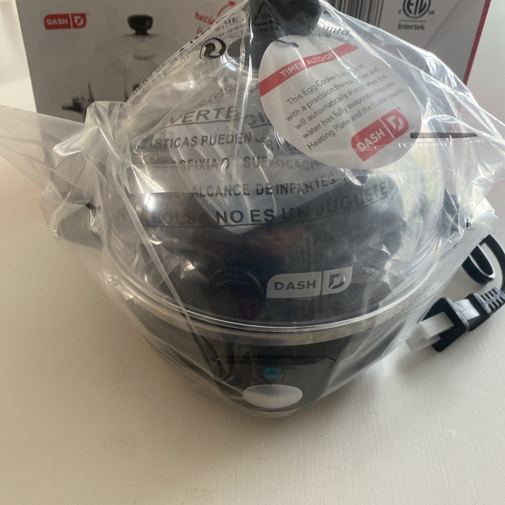 Dash - 7-Egg Everyday Rapid Electric Egg Cooker - Black - NEW