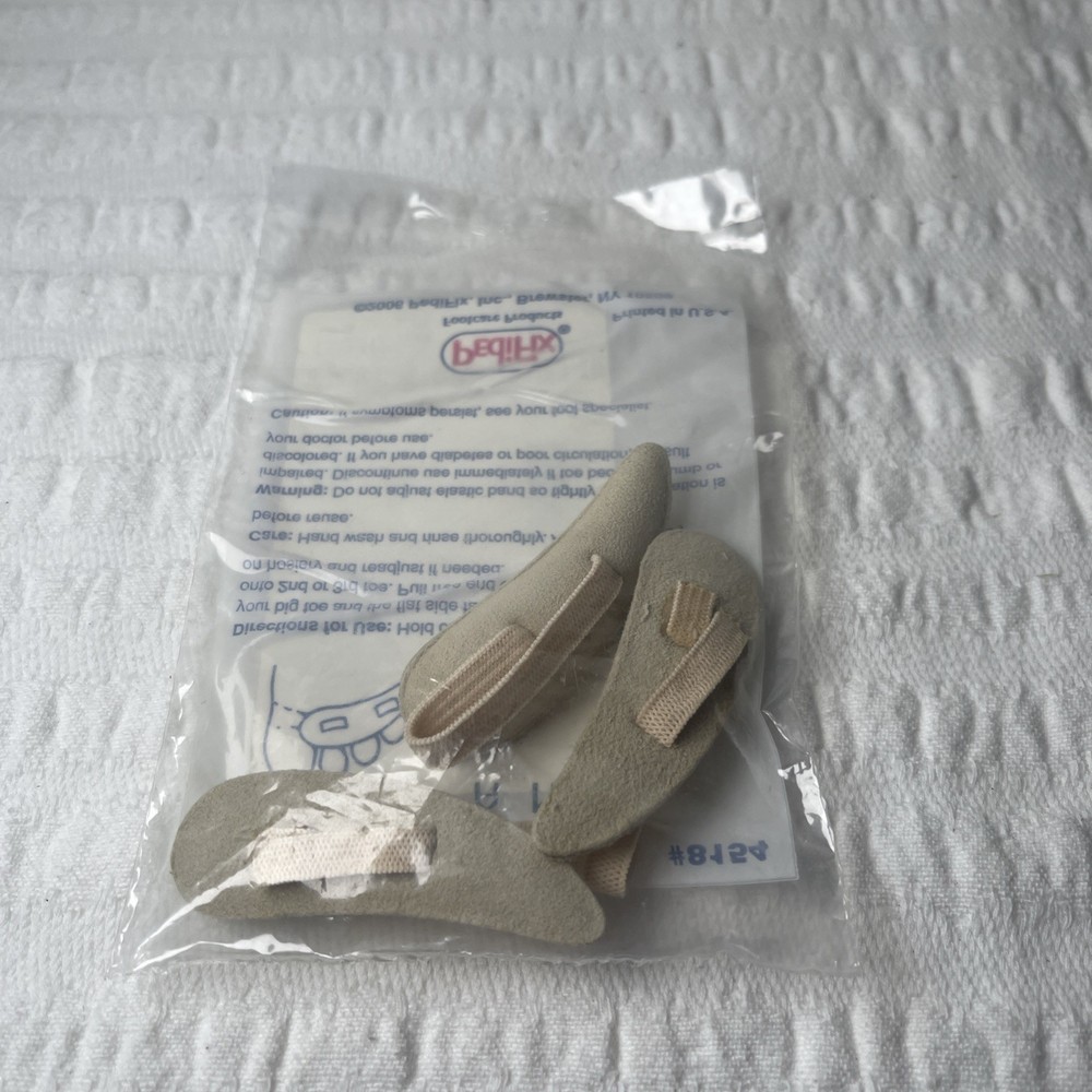 3 Pack PediFex Medium Left Soft Leather Hammer Toe Cushion