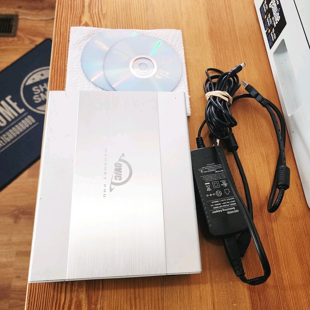 OWC OWCMR3USD24 Mercury Pro 24x Super-multi DVD CD Burner Reader External Drive