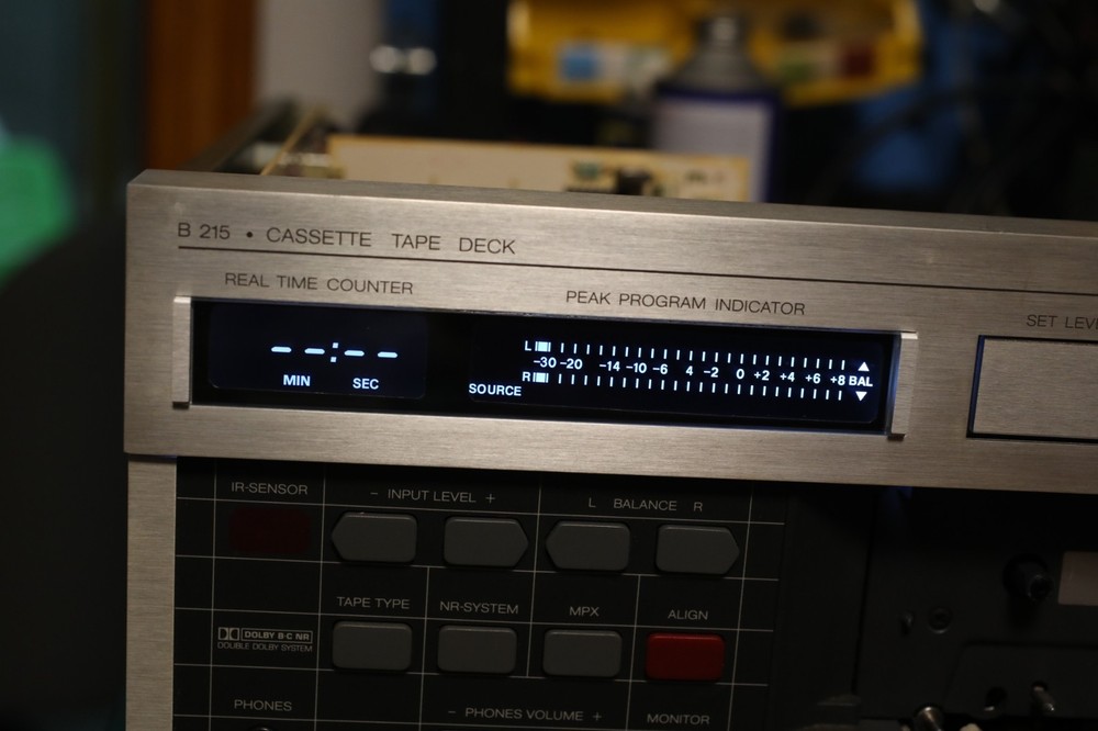 REVOX B215 Studer A721 Tapedeck DISPLAY