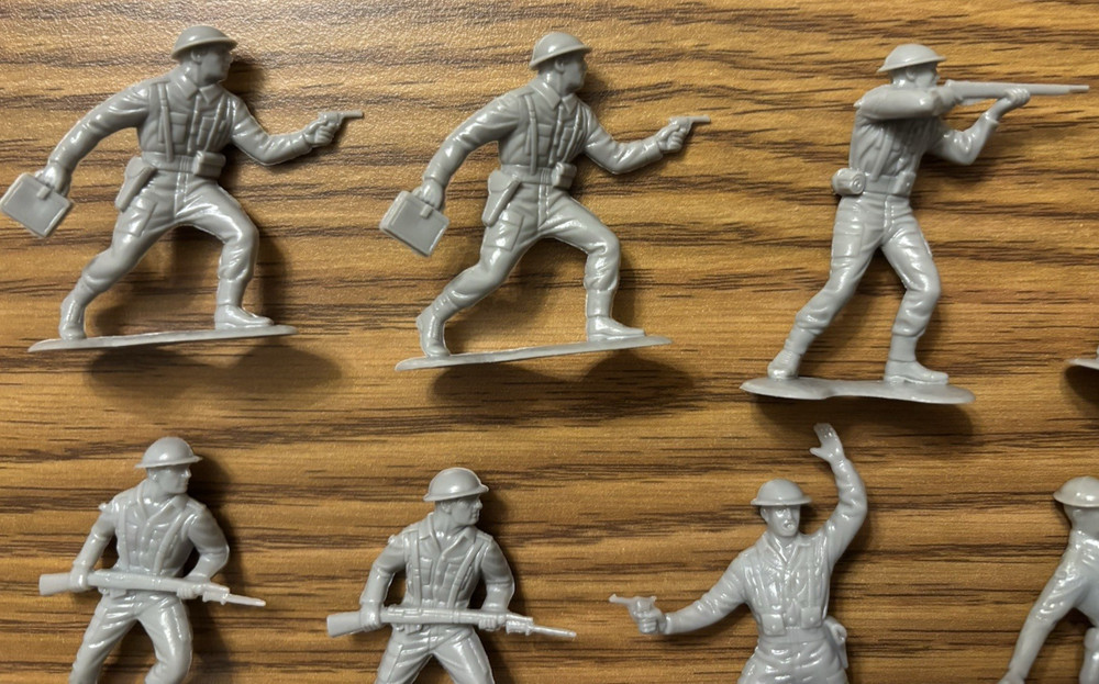 Marx battleground soldiers British figures Set