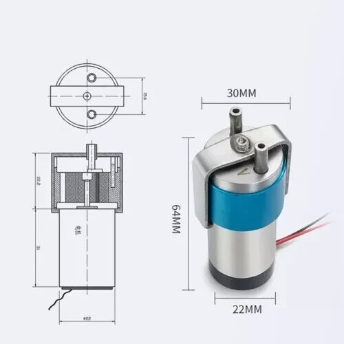 Rotary Vane Type Gas Sampling Particle Counter Particle Detection Mini Air Pump