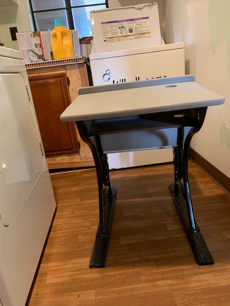 vintage school desk