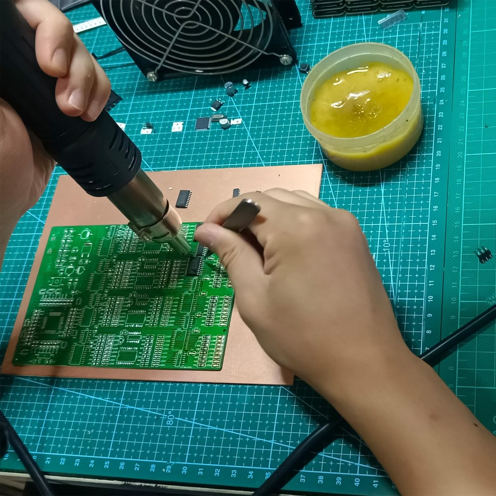 Advanced SMD/SMT Soldering Practice Kit, DIY Electronics Training Board with ...