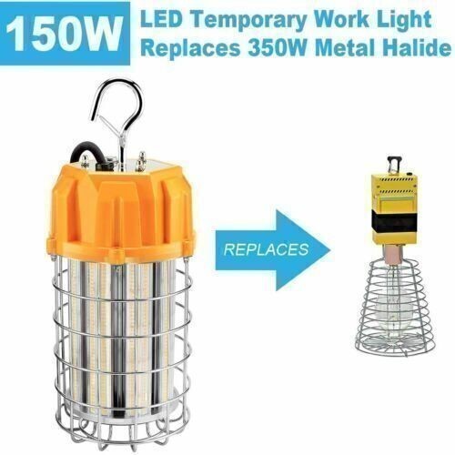 150W LED Temporary Work Light Light Construction Hanging Lamp 5000K Bright Light