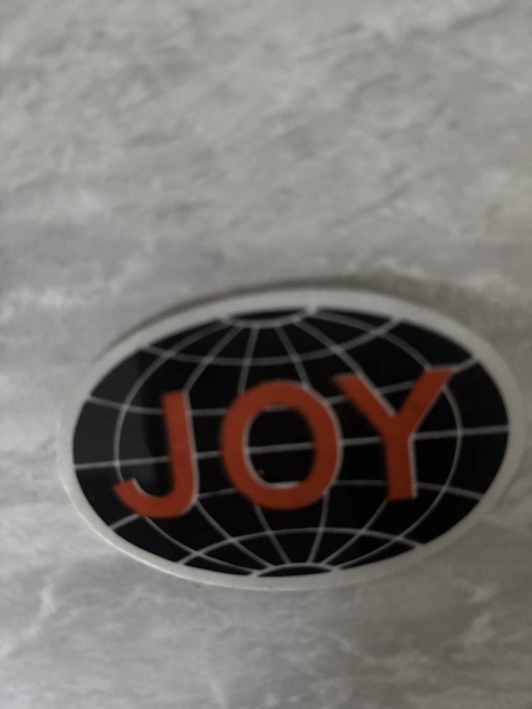 Joy Coal Mining stickersNICE GLOBE RARE