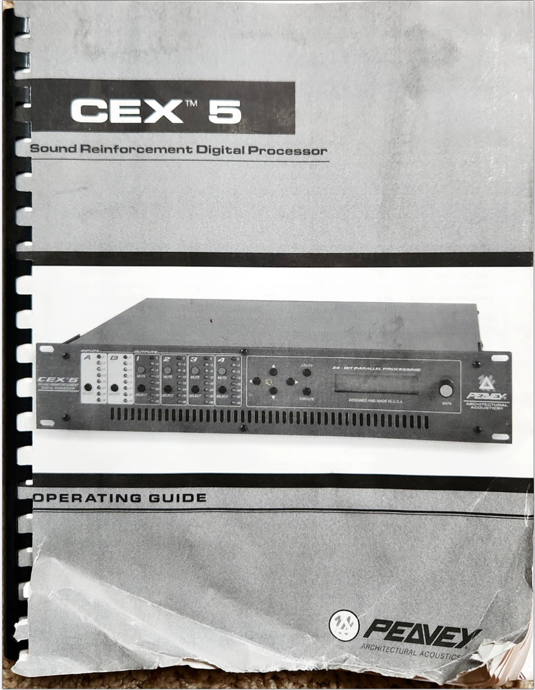 Peavey CEX 5 DSP (Speaker Management System)