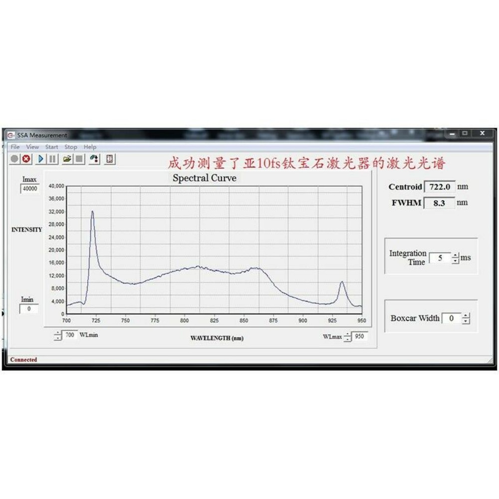 USB Linear CCD Array High Resolution TCD1304 Integration Time 1ms-100ms T-top