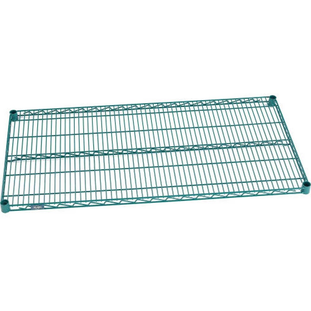 Nexel 36"W x 12"D Poly-Green8482; Epoxy Wire Shelf