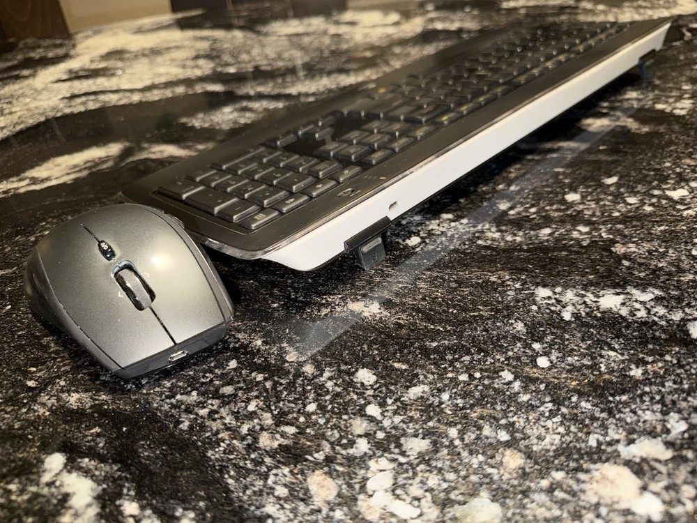 Logitech K800 wireless keyboard and mouse