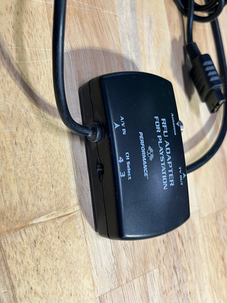 Sony Playstation 2 Video RF Modulator Adaptor with Channel Selector