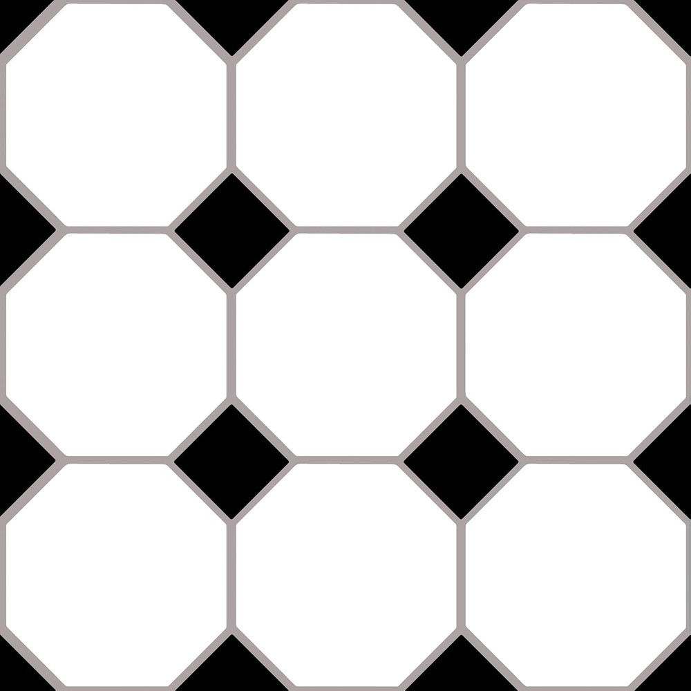 Hudson Peel & Stick Floor Tiles, Black