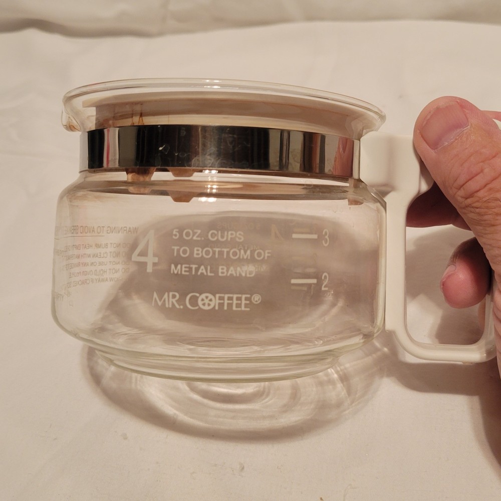 Mr Coffee Model VL-4 White 4 Cup Automatic Drip Coffee Maker / Brewer ~ Works