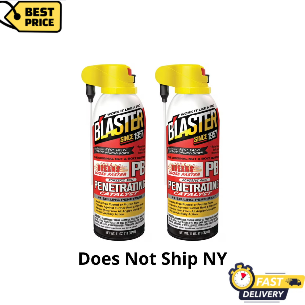 2 pk PB Blaster 16PBDS Penetrant Rust Remover, Machine & Tool Lubricants, 11oz