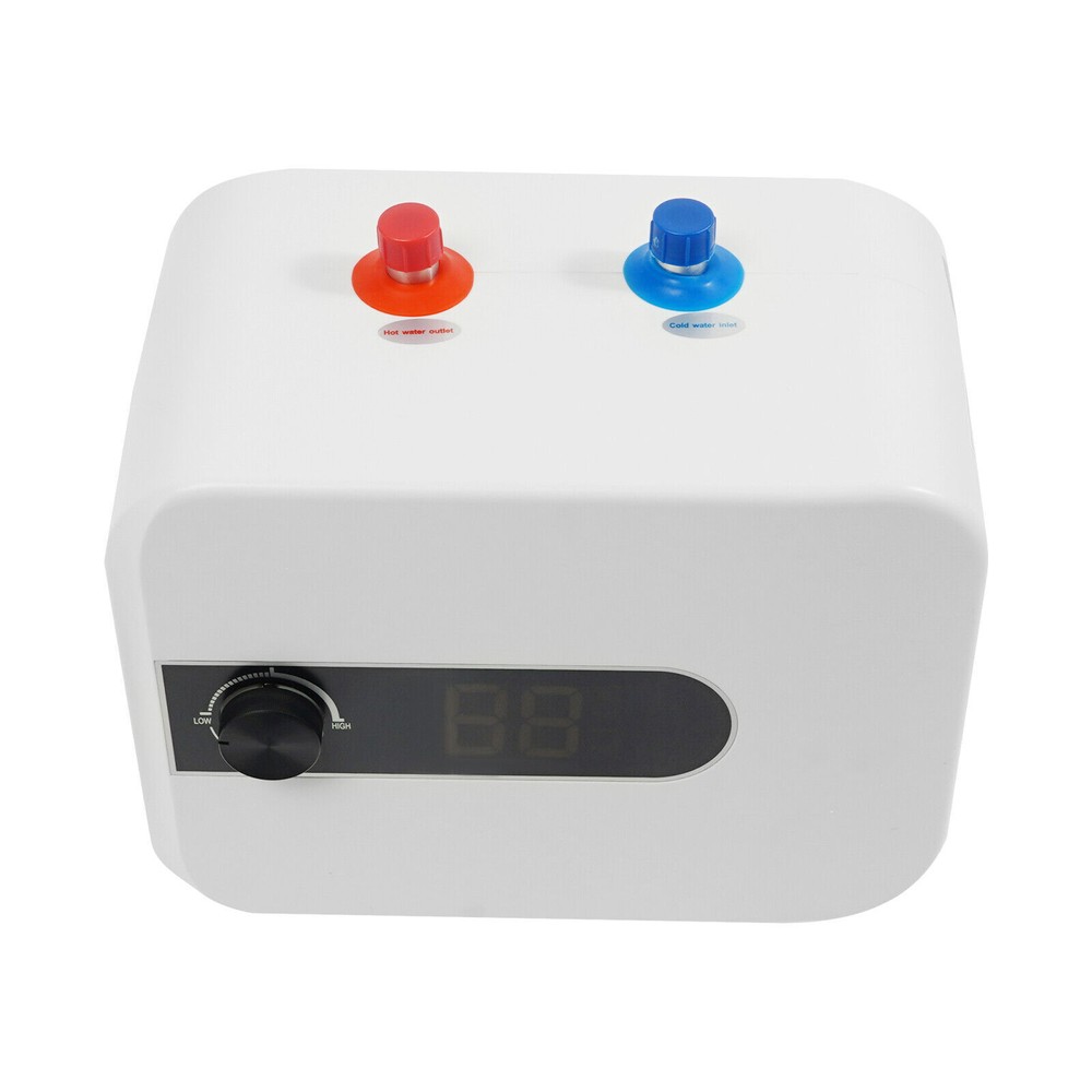 Mini Electric Water Heater 1.59 Gal - Compact Design with Adjustable Temperature