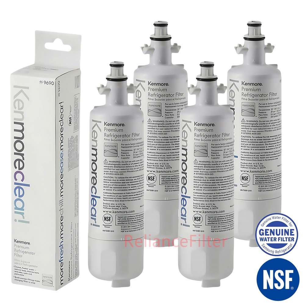 Kenmore Elite 9690 46-9690 Filter 2/4 Pack Fit LG LT700P ADQ36006101 LFX31925ST