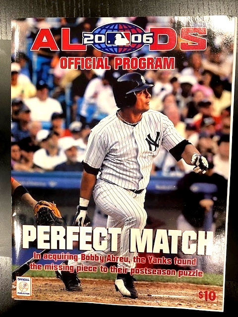 2006 ALDS New York Yankees Official Program