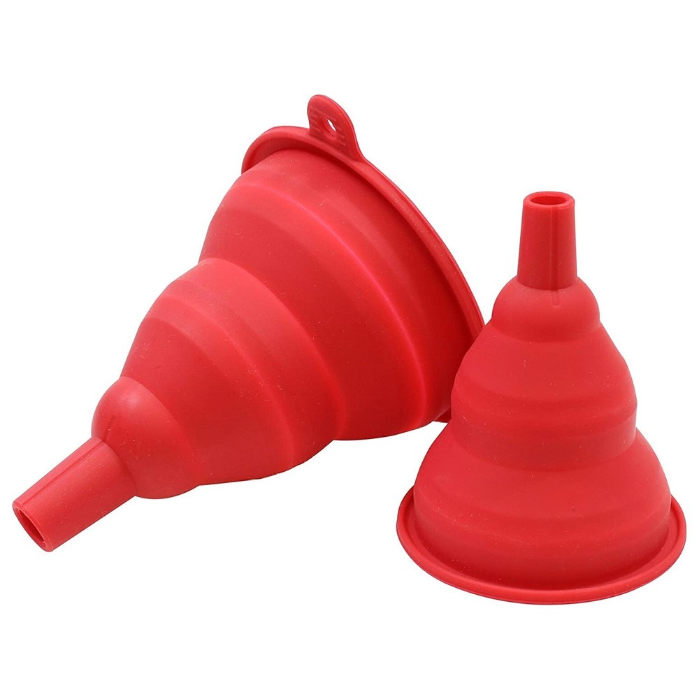TableCraft Silicone 7pc Kitchen Tool & Trivet Set - Red