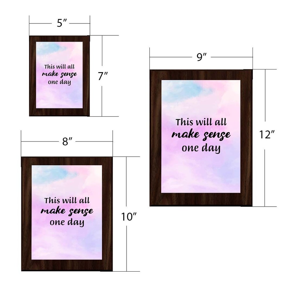This Will All Make Sense One Day Decorative Wall Plaque (Full Color)