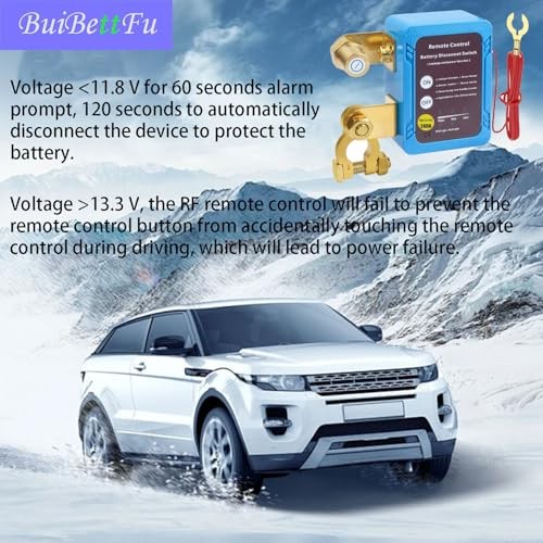 Kill Switch for Car, Remote Battery Disconnect Switch 12V 240A,Car Battery