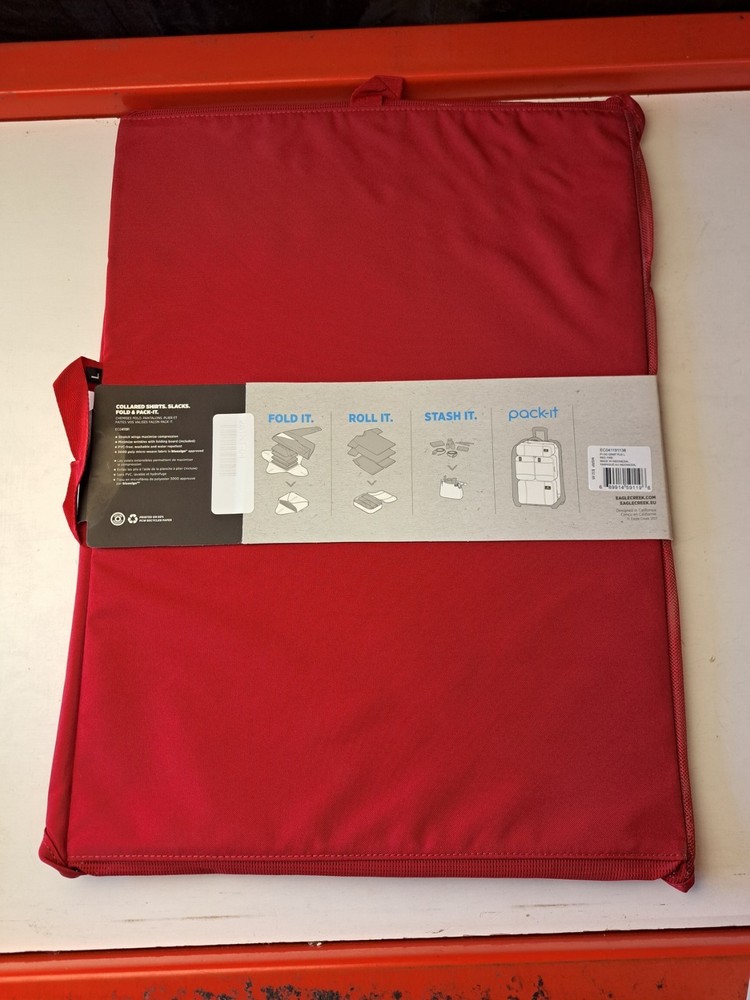 Eagle Creek Pack-It Garment Folder, Red, Size Large
