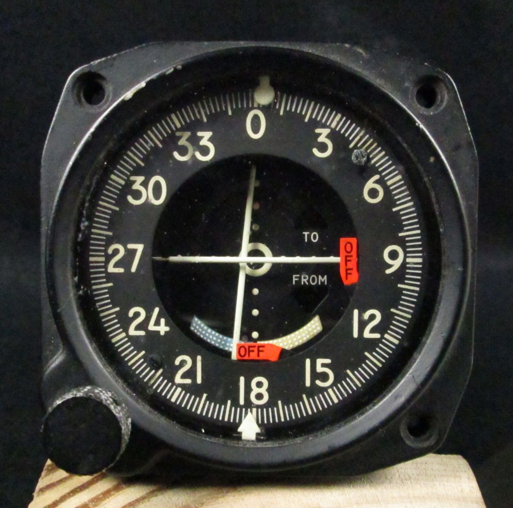 Vintage 1969 Transdyne COURSE DEVIATION INDICATOR Simulator Instrument