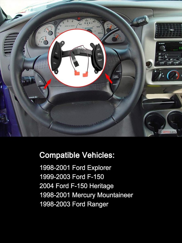 Steering wheel cruise control switch replacement