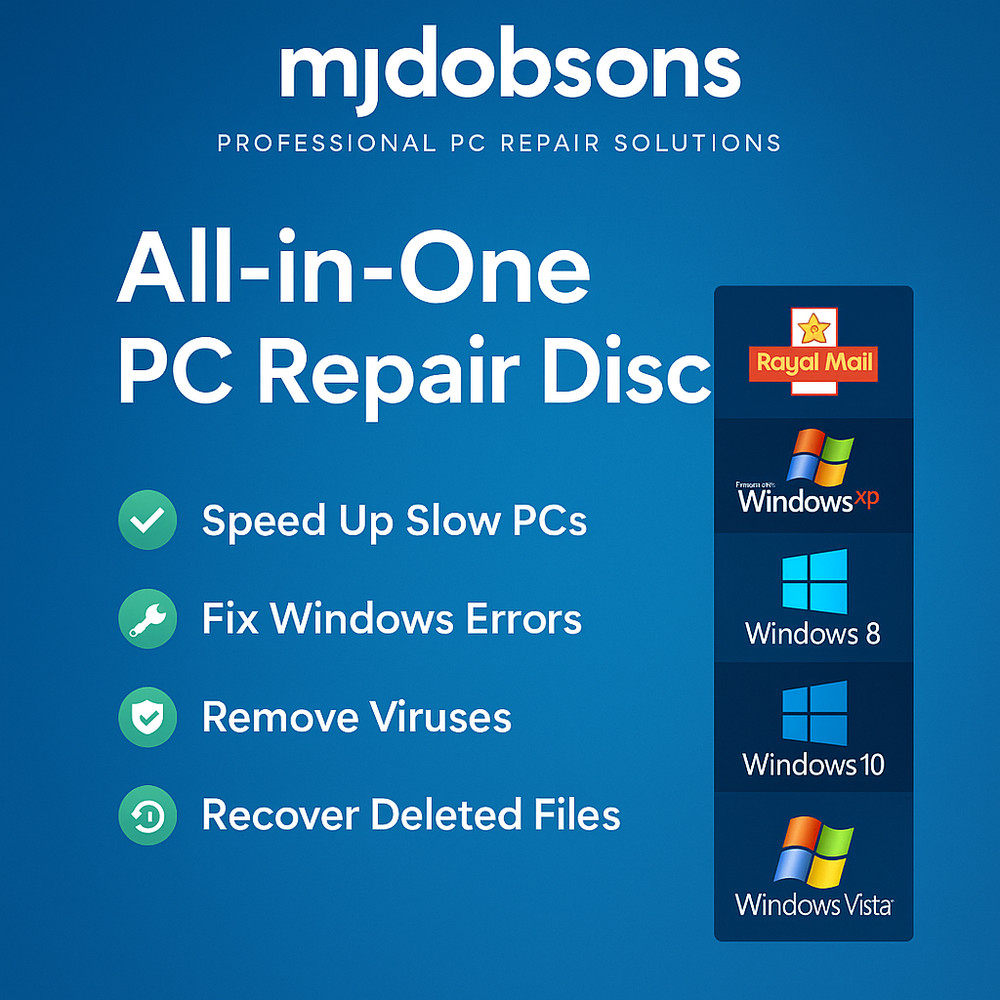 PC Fix It Repair Software –Fix Computer Problems NO INTERNET OR SUBSCRIPTION REQ