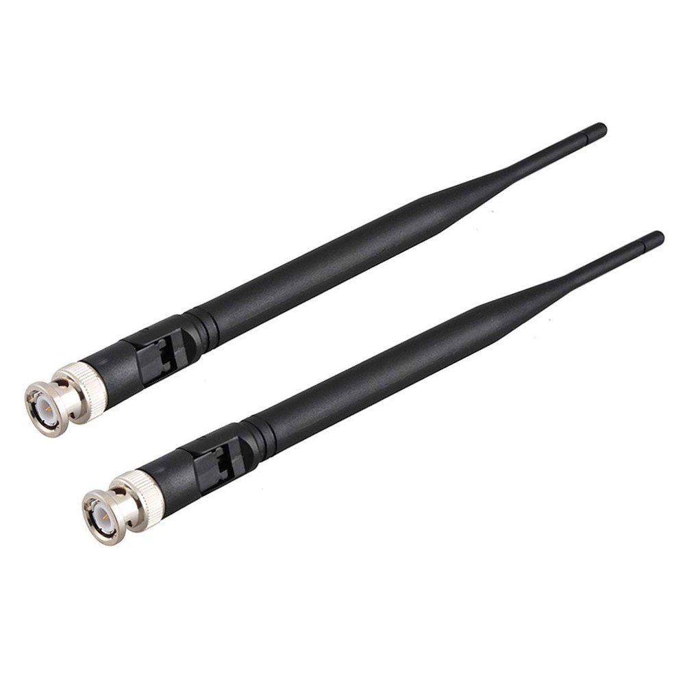 Bingfu Wireless Microphone Receiver Antenna UHF BNC 2-pack, Black