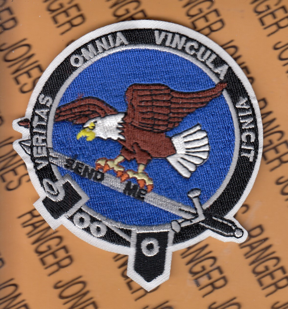 US Army Element Inteligence Support Activity ISA Airborne ~3.75" pocket patch