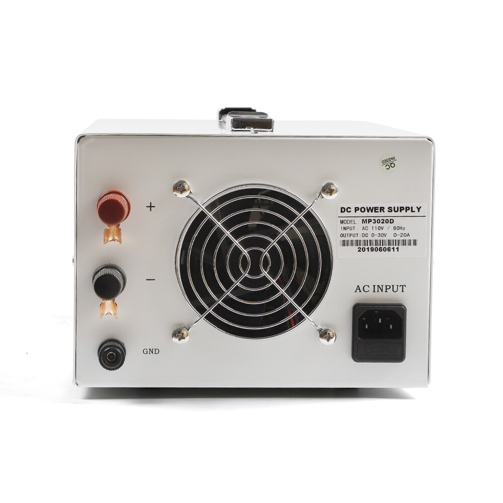 MP3020D Regulated LED Variable Adjustable Lab DC Bench Power Supply 0-20A 0-30V