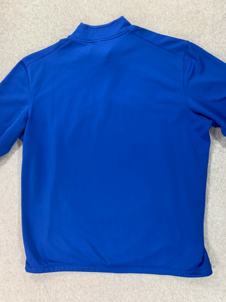 Nike Standard Fit 1/4 Zip Golf Pullover Jacket (Men's XL) Blue
