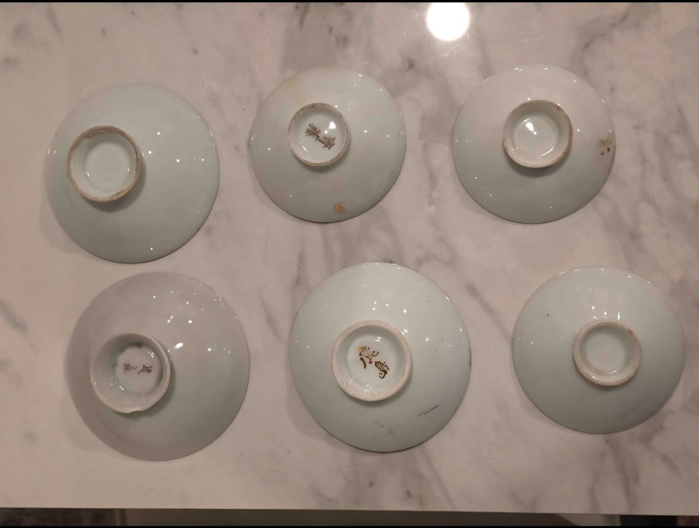 Authentic Japanese WWI / WWII Sake Cups