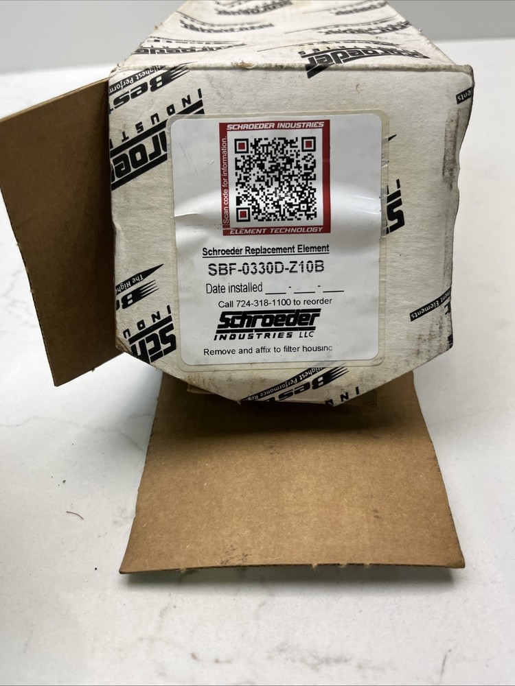 Schroeder SBF-0330D-Z10B Hydraulic Filter Element