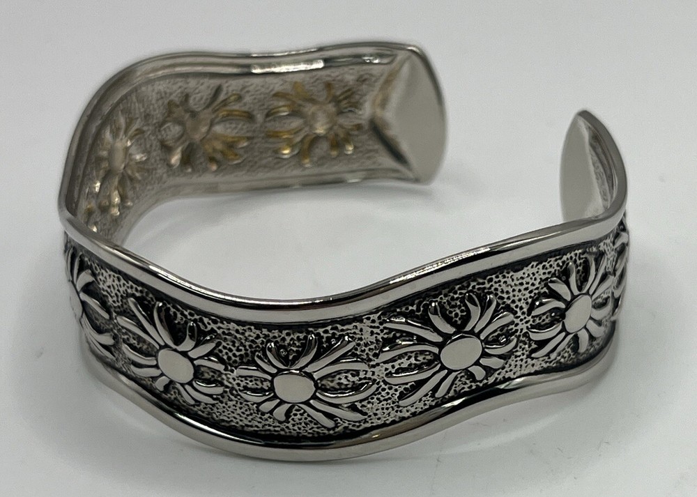 Floral Cuff Bracelet