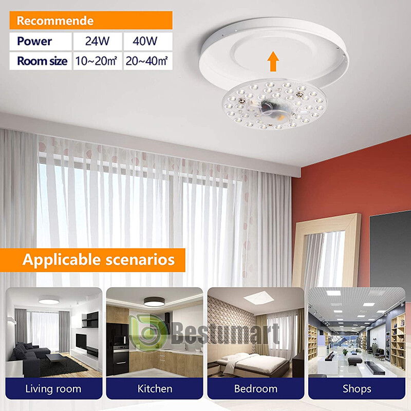 Ceiling LED Light Replacement LED Light Engine Retrofit Kit Ceiling Fan Light 6"