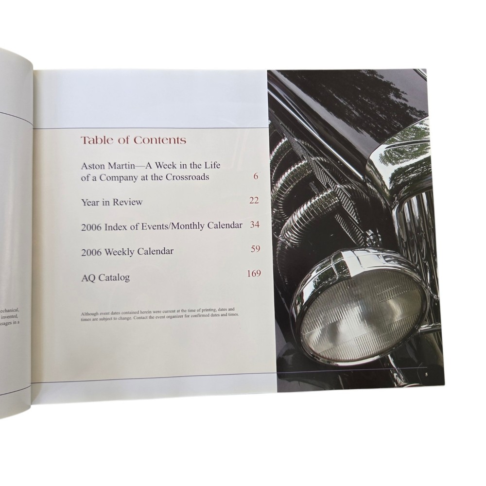 Automobile Quarterly 2006 Executive Planner