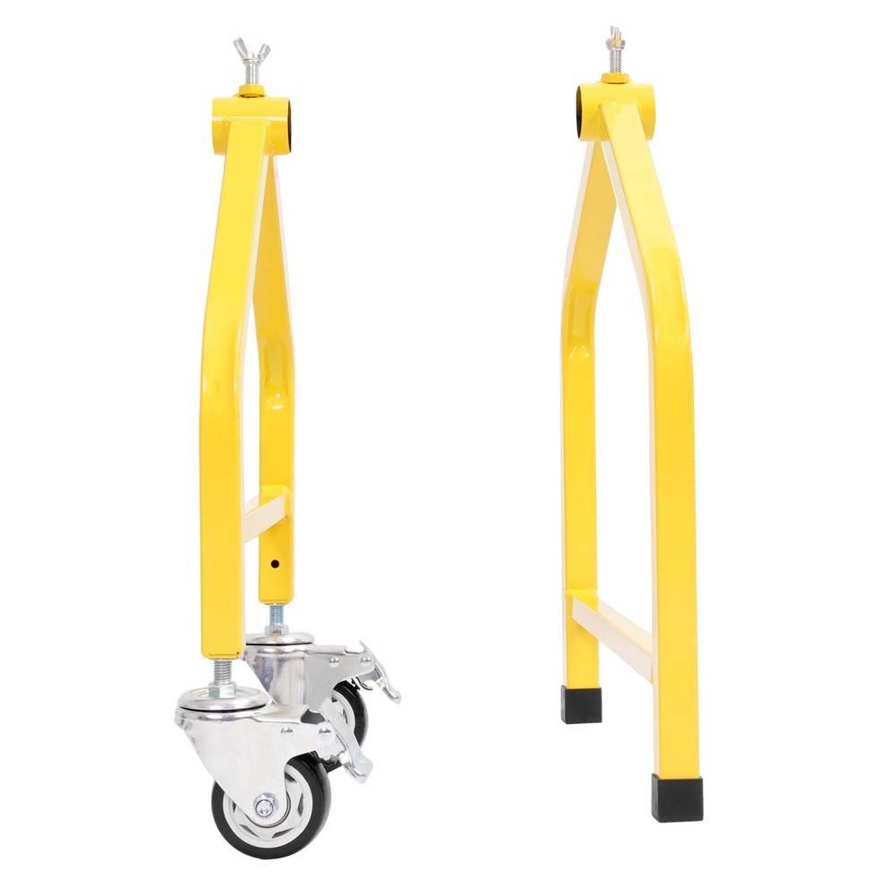 Universal Wire Spool Rack Holder on Wheel Dispenser Electrical Wire Pulling Rack