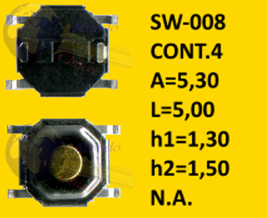 Replacement switch SW-008 for Shell Case Cover 3 Pieces