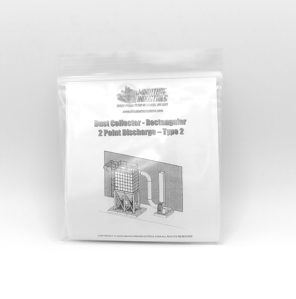 N Scale Dust Collection Rec. Med. Kit for Grain Elevator Structures 1:160