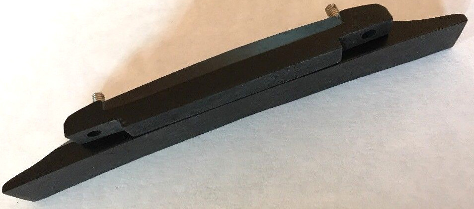 6 Strings Archtop Guitar Ebony Bridge Chrome Hardware Lowboy Archtop Bridge