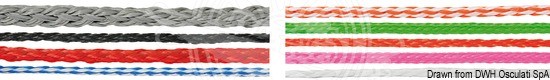 Osculati Levilene braid white/orange 7.5 mm