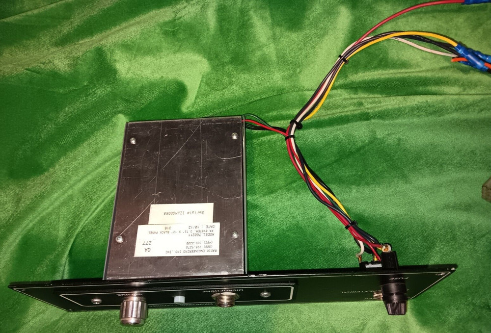 Radio Engineering Ind Inc Single Channel Unit Model : 760211 PA System .