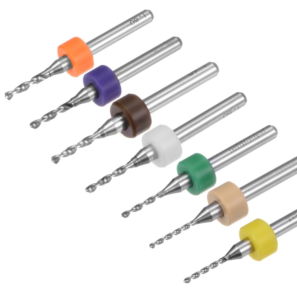 20Pcs 1.1-2.0mm Carbide CNC Engraving Circuit Board Micro PCB Drill Bits