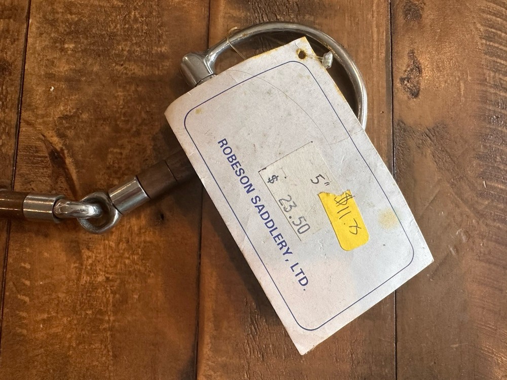 D-ring snaffle bit copper mouth 5”