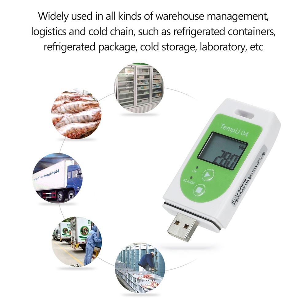 KKmoon Data Logger Multi-use USB Datalogger Reusable TEMP P3A8