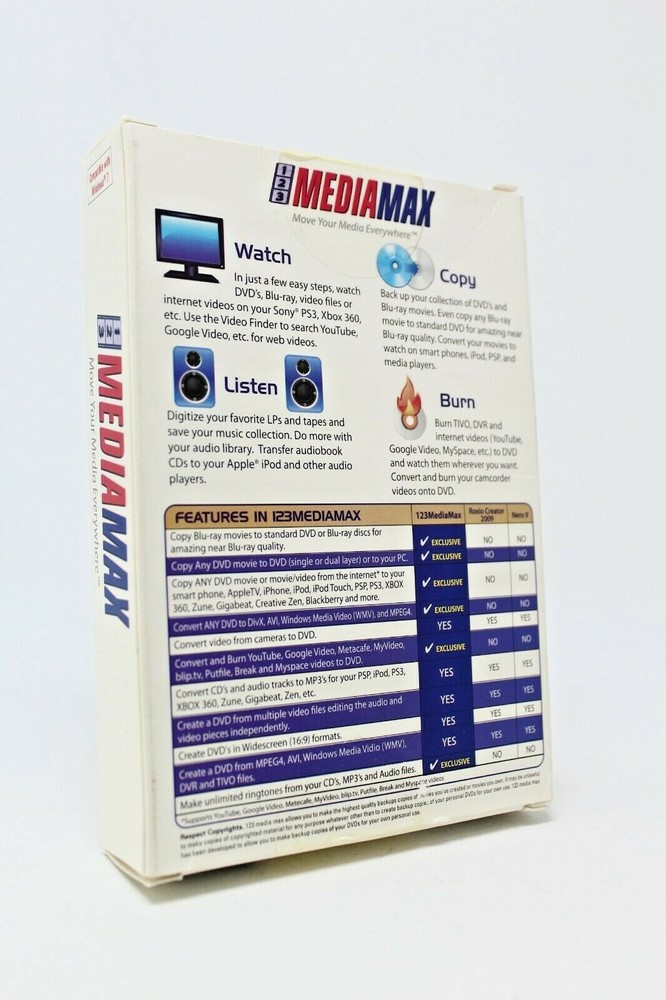 Media Max: Move Your Media Everywhere - PC - W/ Manual